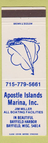 Matchbook Cover - Apostle Islands Marina Bayfield WI