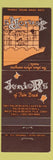 Matchbook Cover - Juniors of Palm Beach FL