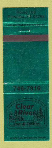 Matchbook Cover - Clear River Inn Tavern Pittsfield VT