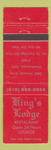Matchbook Cover - King's Lodge Restaurant Chattanooga TN