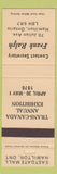 Matchbook Cover - Frank Ralph Trnas Canada Match Club Hamilton ON 1976