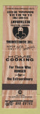 Matchbook Cover - Homecoming Restaurant Bellefontaine OH