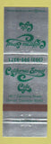 Matchbook Cover - California Street Cafe Denver Colorado WEAR