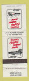 Matchbook Cover - Steer's Calabash Seafood House NC Myrtle Beach SC