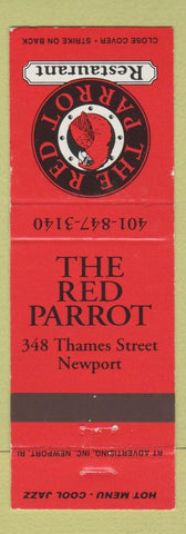Matchbook Cover - Red Parrot Restaurant Newport RI Jazz
