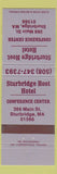Matchbook Cover - Sturbridge Host Hostel MA