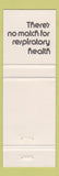 Matchbook Cover - American Association for Respiratory Care Dallas TX lungs