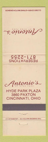 Matchbook Cover - Antonio's of Hyde Park Cincinnati OH WEAR