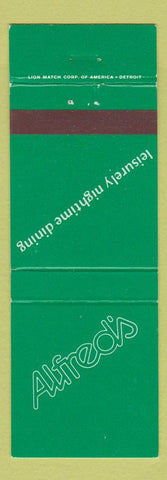Matchbook Cover - Alfred's Restaurant Troy MI