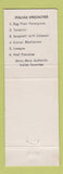 Matchbook Cover - Port D' Italy Marina Del Rey CA pizza WORN