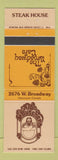 Matchbook Cover - The Butcher's Steak House Vancouver BC
