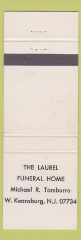 Matchbook Cover - Laurel Funeral Home West Keansburg NJ