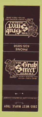 Matchbook Cover - Grub Street Hermit Troy MI? WEAR