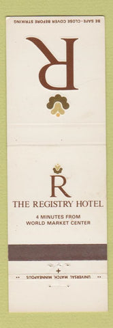 Matchbook Cover - Registry Hotel Dallas TX
