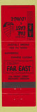 Matchbook Cover - Colony Far East Lounge Chinese Medford OR