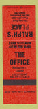 Matchbook Cover - Ralph's Place the Office Salem NH
