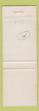 Matchbook Cover - Dimitri's of Dearborn MI Italian Greek WEAR