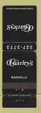 Matchbook Cover - Charley's Nashville TN WEAR