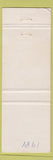 Matchbook Cover - Fielding Monument Company Chariton IA headstone funeral