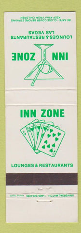 Matchbook Cover - Inn Zone Restaurant Lounge Las Vegas NV