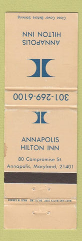 Matchbook Cover - Hilton Hotel Annapolis MD WEAR