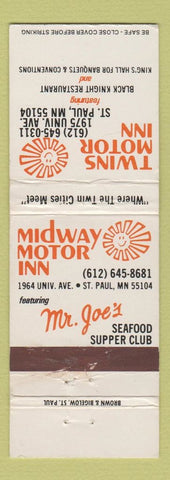 Matchbook Cover - Twins Motor Inn ST Paul MN WEAR