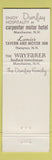 Matchbook Cover - Eastland Motor Hotel Portland ME