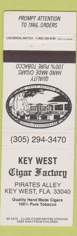 Matchbook Cover - Key West Cigar Factor tobacco Key West FL