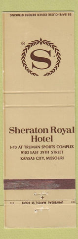 Matchbook Cover - Sheraton Royal Hotel Kansas City MO WEAR