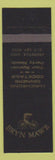 Matchbook Cover - Bryn Mawr Restaurant Granville OH