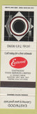 Matchbook Cover - Eastwood Food Services Weston ON