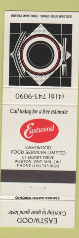 Matchbook Cover - Eastwood Food Services Weston ON