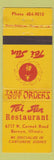 Matchbook Cover - Tai Sun Restaurant Berwyn IL Chinese