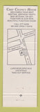 Matchbook Cover - Chef Chang's House Chinese Brookline MA