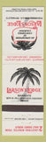 Matchbook Cover - Larson's Lodge Kissimmee FL
