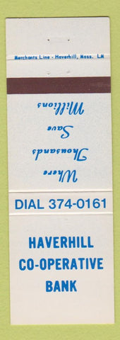 Matchbook Cover - Haverhill COOP Bank MA