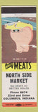 Matchbook Cover - North Side Market Columbus IN