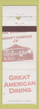 Matchbook Cover - Lakehouse Restaurant Meredith NH WEAR