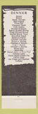 Matchbook Cover - Windjammer Restaurant South Burlington VT