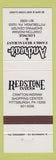Matchbook Cover - Redstone Tavern Andrea's Restaurant Pittsburgh PA