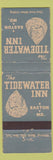 Matchbook Cover - Tidewater Inn Easton MD WEAR