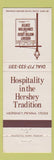 Matchbook Cover - Hershey Motor Lodge PA