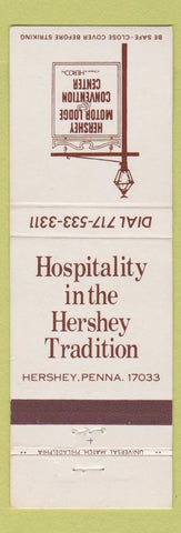 Matchbook Cover - Hershey Motor Lodge PA