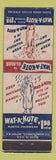 Matchbook Cover - Wat A Kute Plastic Rainwear girlie WEAR