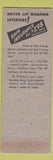 Matchbook Cover - Wat A Kute Plastic Rainwear girlie WEAR