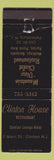 Matchbook Cover - Clinton House Restaurant Clinton NJ Pattenburg WEAR