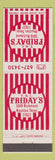Matchbook Cover - TGI Friday's Houston TX