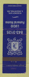 Matchbook Cover - Lucid Funeral Home East Braintree MA