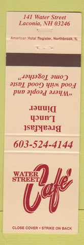 Matchbook Cover - Water Street Cafe Laconia NH