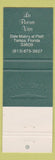 Matchbook Cover - Malios Garden Caffe Tampa FL